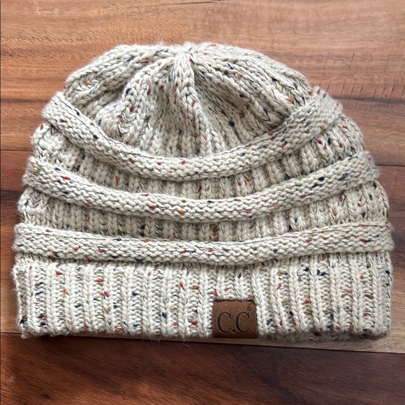 C.C Accessories - C.C Cream Knit Beanie